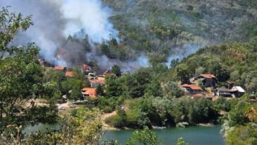 Brusilica izazvala vatru: Knjaževčanin osumnjičen za izazivanje požara na Bovnu