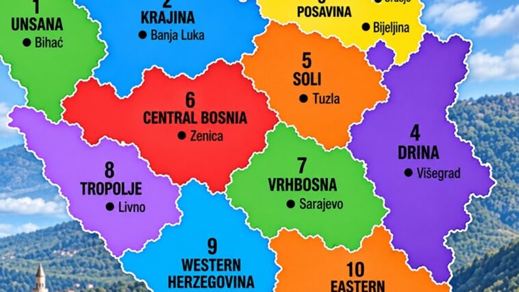 Procurila nova karta Bosne i Hercegovine: Funkcioner NATO briše Republiku Srpsku
