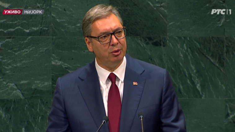 (uživo) Obraćanje Vučića na Generalnoj skupštini UN: Gazili su Srbiju, ali je nisu pobedili (uživo) Obraćanje Vučića na Generalnoj skupštini UN: Gazili su Srbiju, ali je nisu pobedili