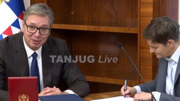 Vučić predao dužnost predsednika Srbije Ani Brnabić: “Čuvaću ovo mesto svim bićem!”
