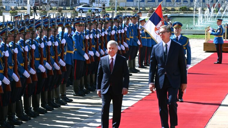 Aleksandar Vučić ugostio predsednikom Uzbekistana Šavkata Mirzijojeva