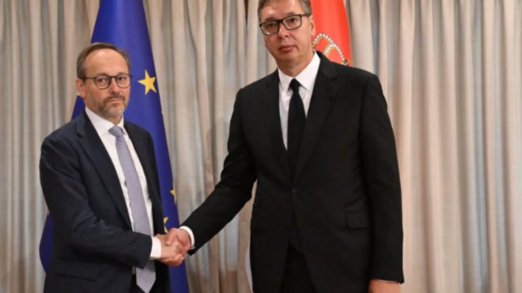 Vučić razgovarao sa Žiofreom o odnosima Srbije i EU i i dijalogu Beograda i Prištine Vučić razgovarao sa Žiofreom o odnosima Srbije i EU i i dijalogu Beograda i Prištine
