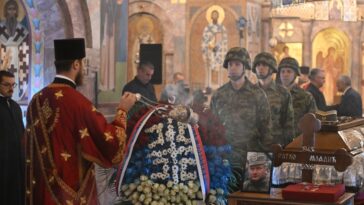 Ratko Mladić sahrana: Telo izloženo u crkvi Svetog Luke na Košutnjaku
