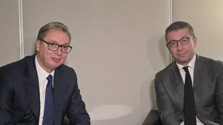 Vučić sa Mickoskim: Severna Makedonija je važan ekonomski partner naše zemlje