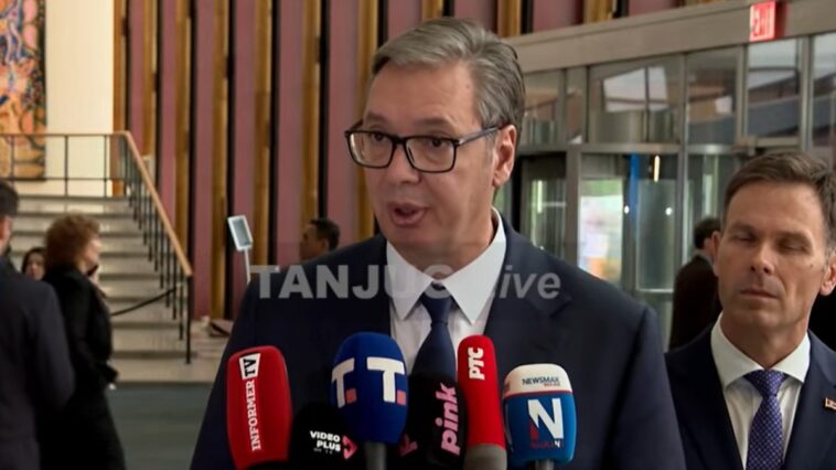 Vučić iz Njujorka: “Svaki put kad pomisle da imaju priliku da unize Srbiju, to će da urade” Vučić iz Njujorka: “Svaki put kad pomisle da imaju priliku da unize Srbiju, to će da urade”