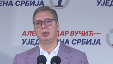 Vučić na skupu u Kruševcu odgovorio Ginteru Felingeru: Dalje ruke od Srbije! Dođi na duel