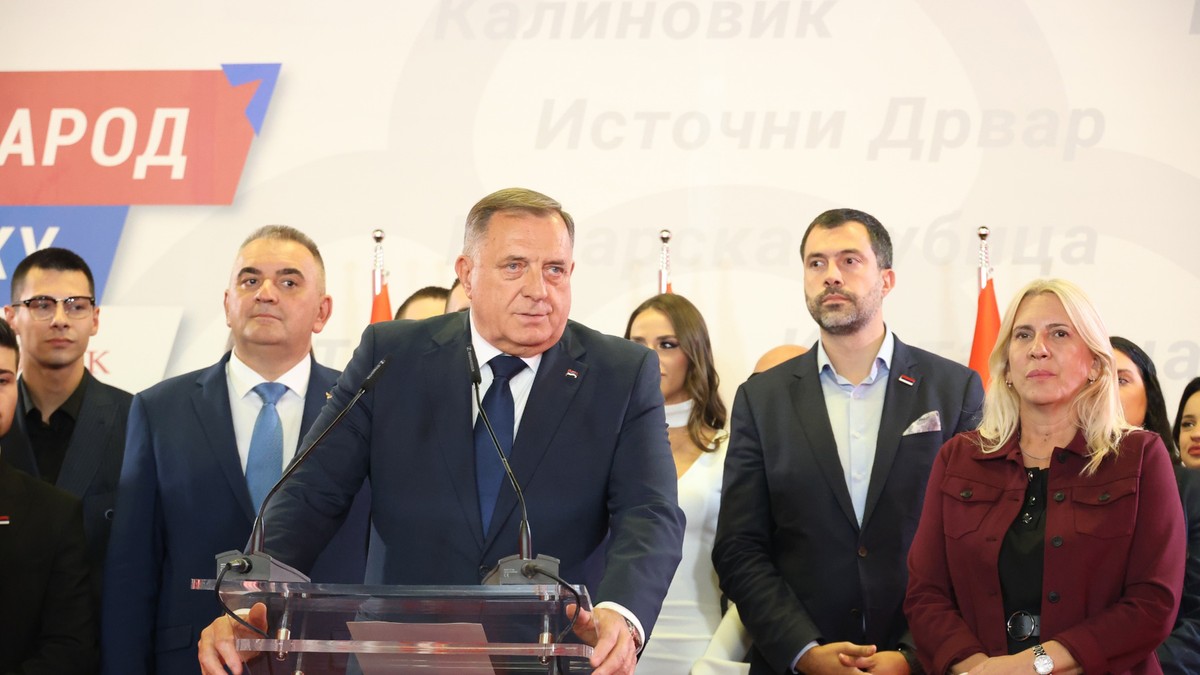 Dodik proglasio pobedu na izborima u Republici Srpskoj i BiH