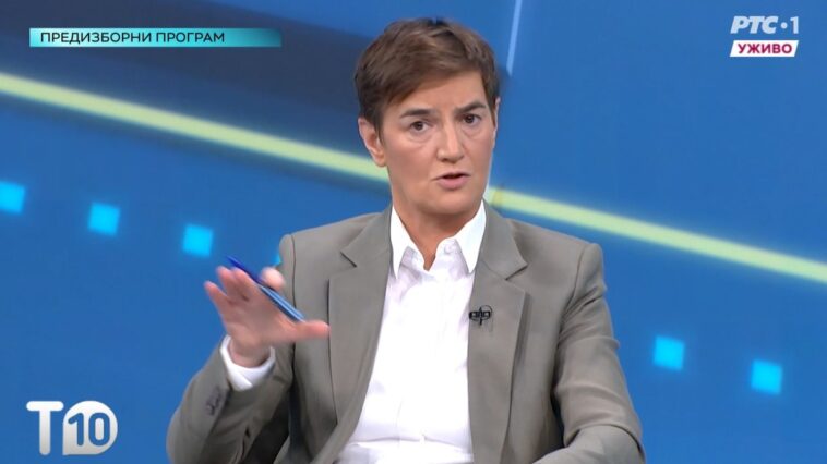 Brnabić u debati o obrazovanju na RTS: Pomenula i napad na Ninu Kuburović u Valjevu Brnabić u debati o obrazovanju na RTS: Pomenula i napad na Ninu Kuburović u Valjevu