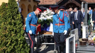 Sahranjena Biljana Plavšić, prisustvovali najviši zvaničnici Republike Srpske