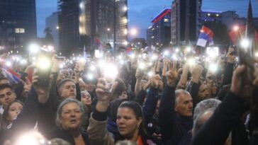 Slavija skup Studentske liste: Obratili se kandidati za poslanike