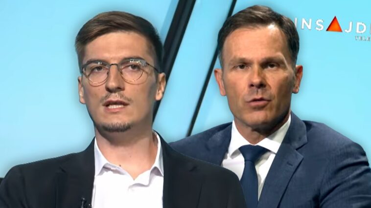Neverovatan gaf arhitekte sa Studentske liste tokom debate sa Sinišom Malim Neverovatan gaf arhitekte sa Studentske liste tokom debate sa Sinišom Malim