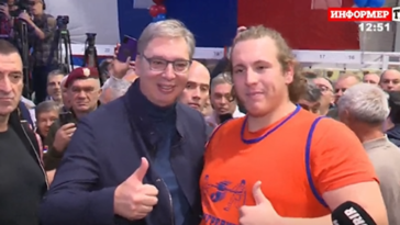 Aleksandar Vučić u poseti Zboru Krajišnika u Kovilovu