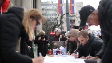 Studenti u blokadi iz Smederevske Palanke objavili spisak osoba od kojih se ograđuju