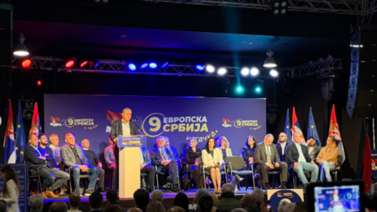 Lista “Evropska Srbija”održala predizbornu konvenciju u Beogradu Lista “Evropska Srbija”održala predizbornu konvenciju u Beogradu