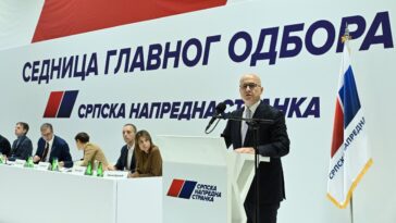 Vučević: Predlažem Aleksandra Vučića za predsednika SNS