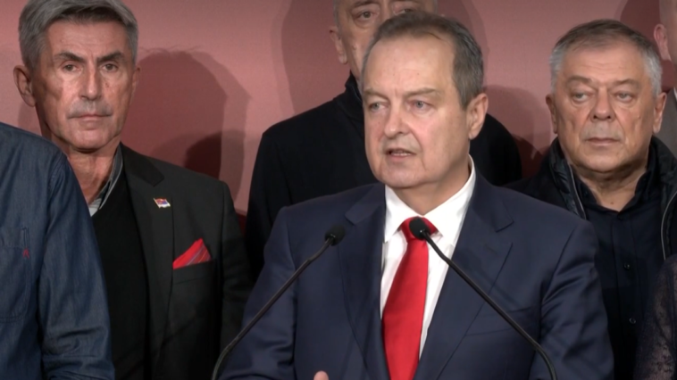 Oglasio se Dačić nakon saopštavanja rezultata izbora u Srbiji